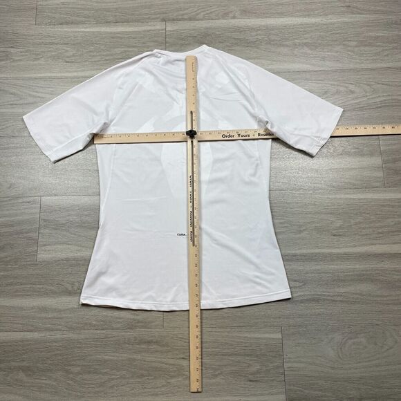 Adidas Shirt Mens Extra Large White Techfit Training Gym Active - Picture 7 of 10